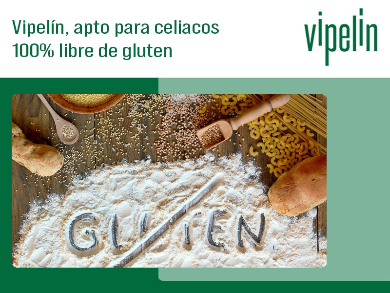 Vipelín, sin gluten. Apto para celiacos