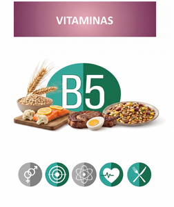 vitamina B5, presente en la formulación de vipelín woman gold.