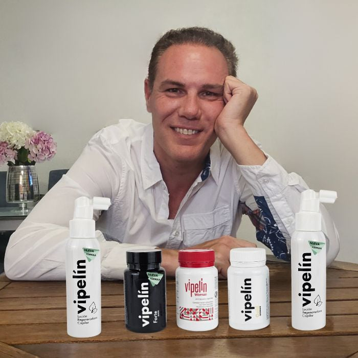 Jorge Aurelio con la línea completa Vipelín