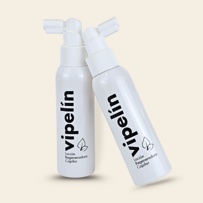 Pack de 2 lociones capilares Vipelín para 4 meses de cuidado del cabello. 
