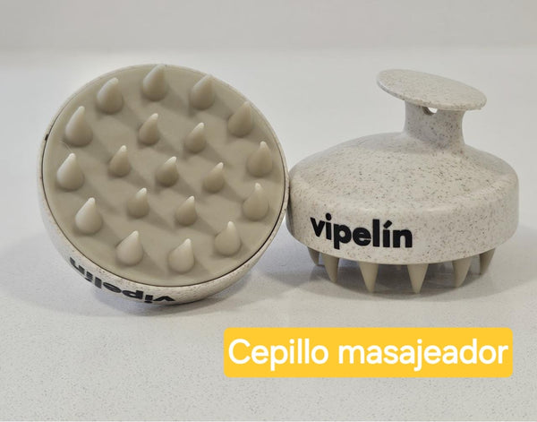 Regalo de Masajeador para mejorar el riego sanguíneo en el cuero cabelludo al aplicar la loción capilar Vipelín.  