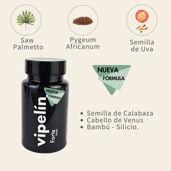 La nueva formula Vipelín Forte incluye nuevos ingredientes con avalados estudios científicos. 
