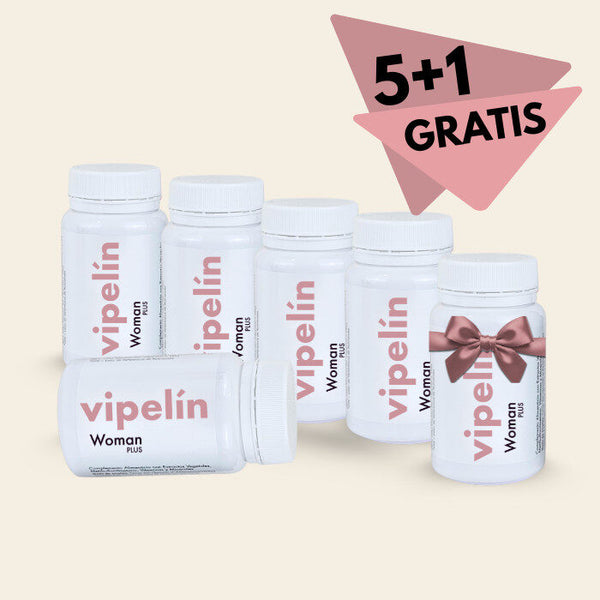 Nuevo WOMAN PLUS - Pack 6 botes para 6 meses de cuidado capilar en mujeres antes de la menopausia. 