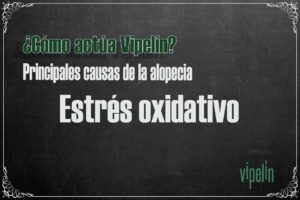 ¿Cómo actúa Vipelín? Estrés oxidativo. Los radicales libres influyen en la alopecia.