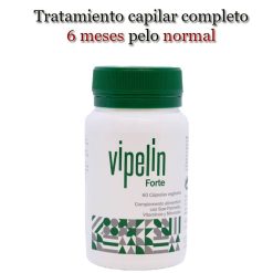 Tratamiento con Vipelin Forte 6 meses pelo normal con champú y aceite esencial