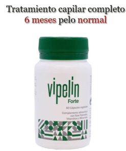 Tratamiento con Vipelin Forte 6 meses pelo normal con champú y aceite esencial