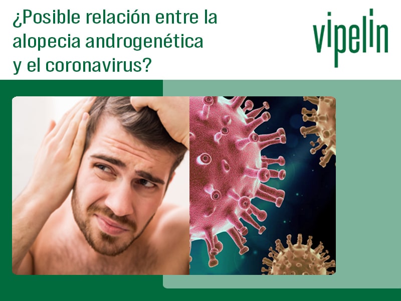 Posible relación entre coronavirus y alopecia androgenética.