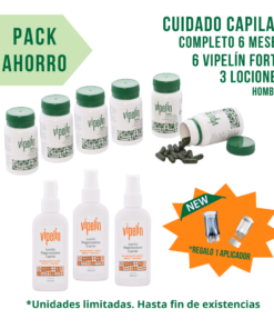 Pack Vipelin Forte y Locion 6 meses con aplicador