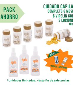 Pack Vipelin Gold y Locion 6 botes con aplicador