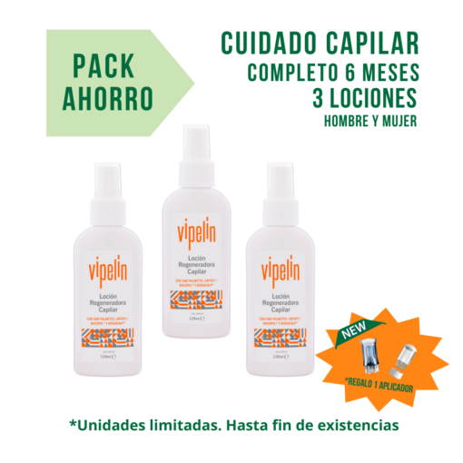 Pack Vipelin Locion 3 botes con aplicador